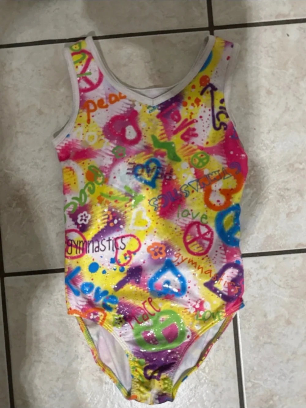 Lot of 7 Girls Size 4/5 Dance/Gymnastics Leotards